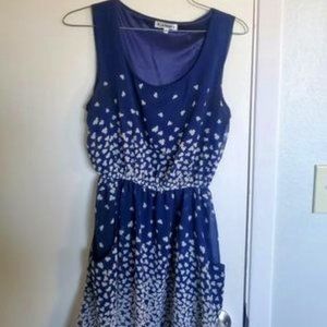 LA Soul Blue Dress with white clovers